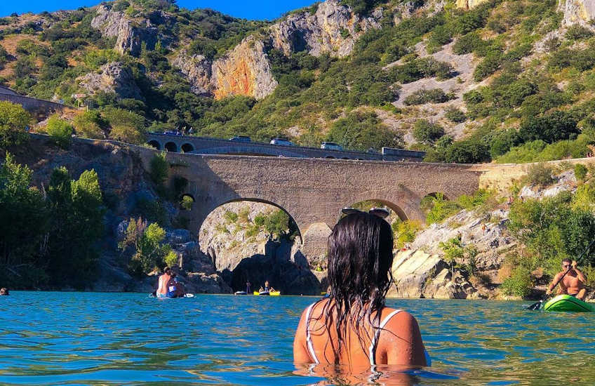 canoeing pont du diable france