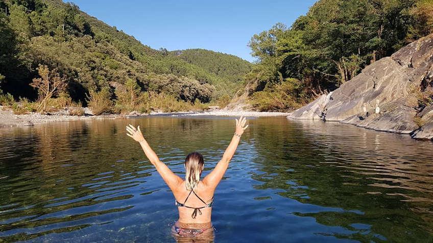 Wild swimming St Jean du Gard France