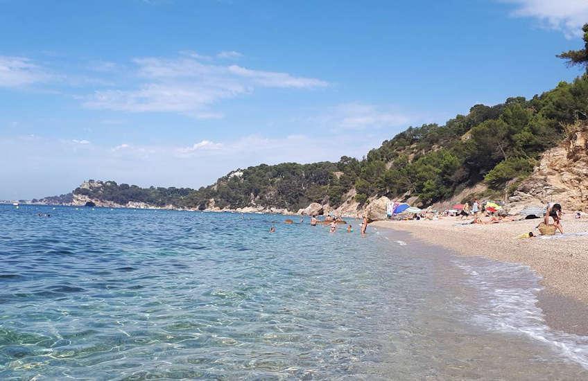 port cros beach south france
