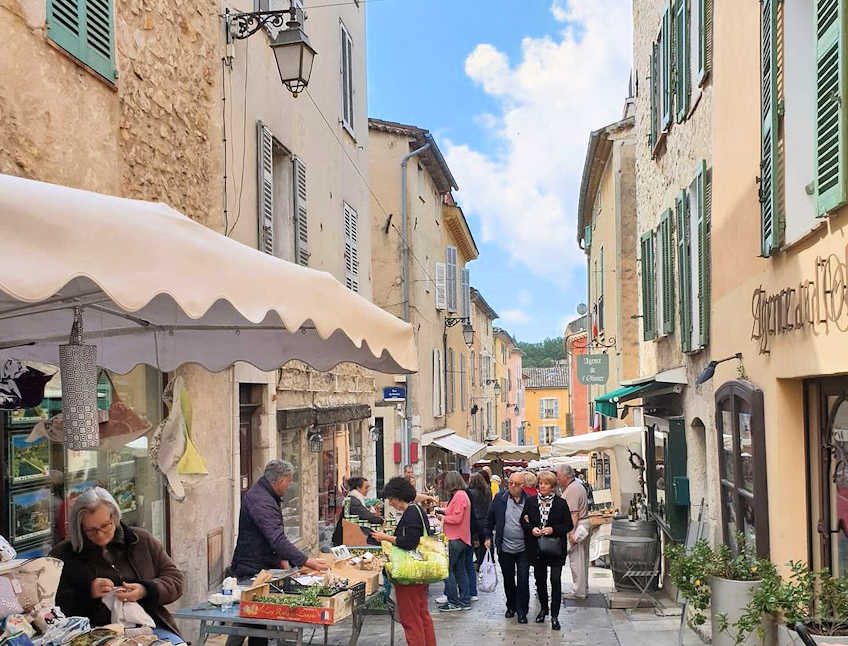 Valbonne markets Cote d'Azur, South France